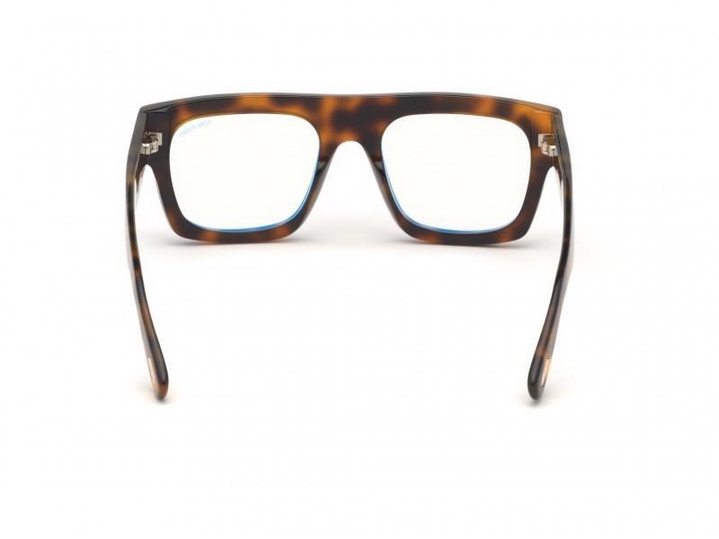 Eyeglasses Tom Ford FT5634-B (056) color avana/altro shape geometric 