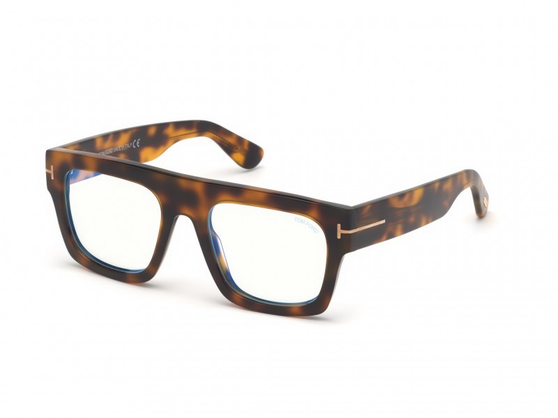 Eyeglasses Tom Ford FT5634-B (056) color avana/altro shape geometric 