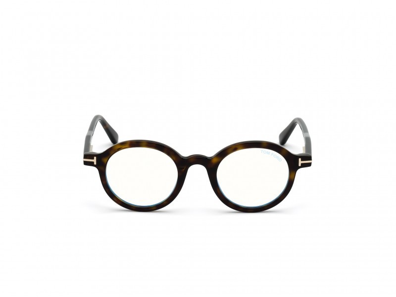 Occhiali da vista Tom Ford FT5664-B (052) colore avana scura forma rotondo 