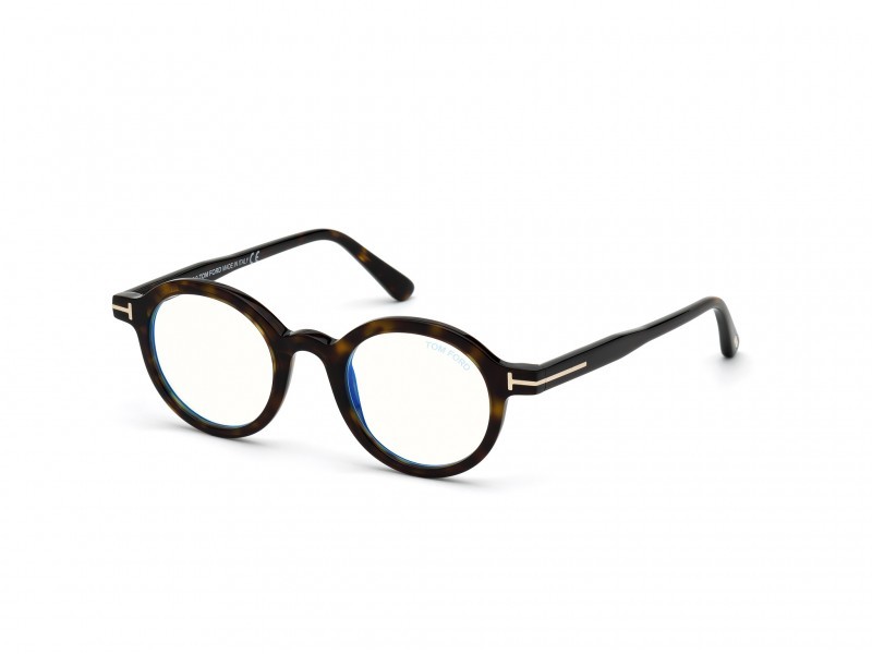 Occhiali da vista Tom Ford FT5664-B (052) colore avana scura forma rotondo 