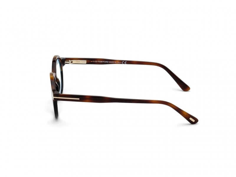 Eyeglasses Tom Ford FT5664-B (056) color avana / altro shape round 