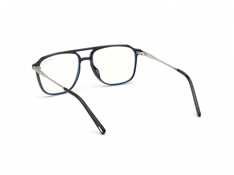 Occhiali da vista Tom Ford FT5665-B (020) colore grigio / altro forma navigator 