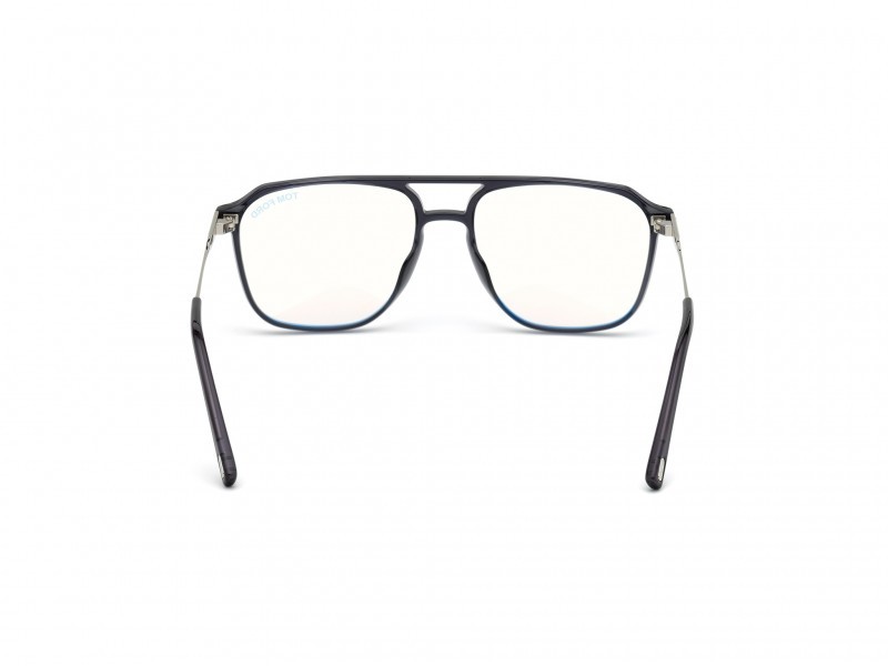 Occhiali da vista Tom Ford FT5665-B (020) colore grigio / altro forma navigator 