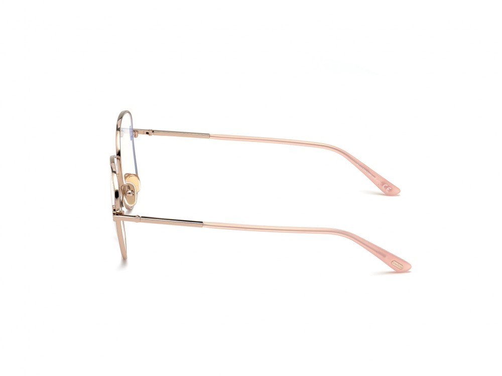Eyeglasses Tom Ford FT5685-B (072) color rosa lucido shape geometric 
