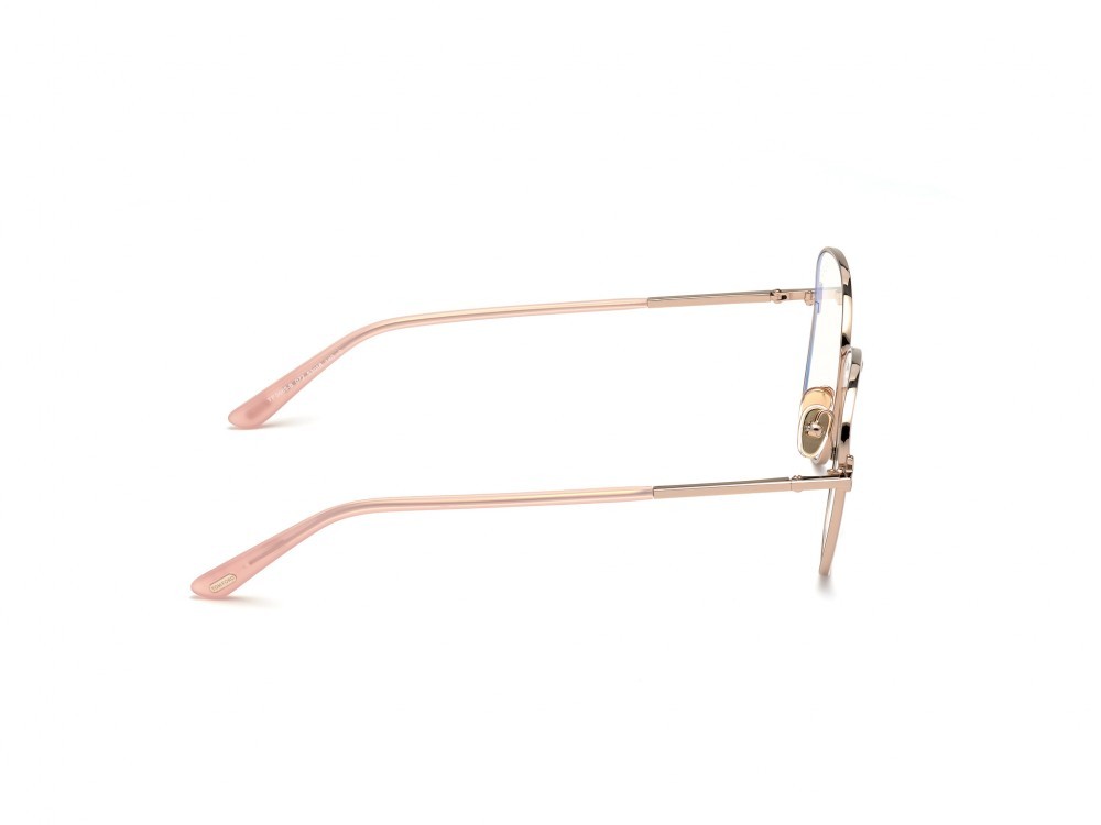 Eyeglasses Tom Ford FT5685-B (072) color rosa lucido shape geometric 