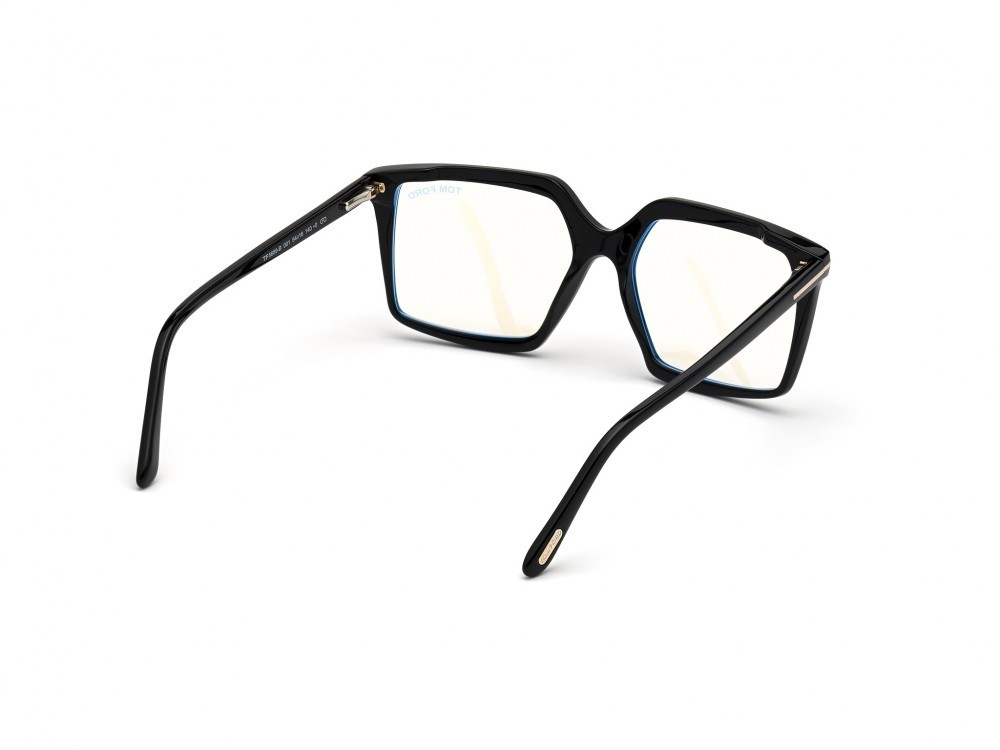 Brillen Tom Ford FT5689-B (001) farbe nero lucido  form geometrisch 