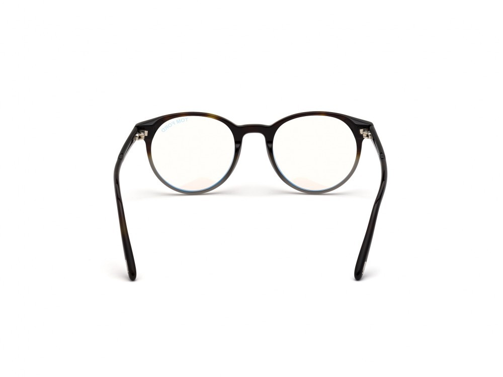 Eyeglasses Tom Ford FT5695-B (056) color avana / altro shape round 