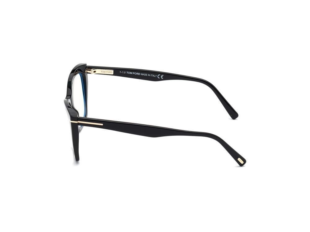 Occhiali da vista Tom Ford FT5709-B (001) colore nero lucido forma cat eye 