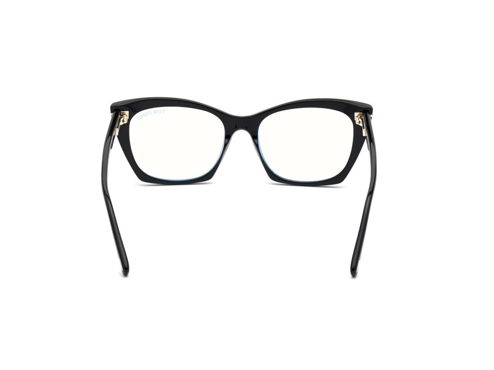Occhiali da vista Tom Ford FT5709-B (001) colore nero lucido forma cat eye 