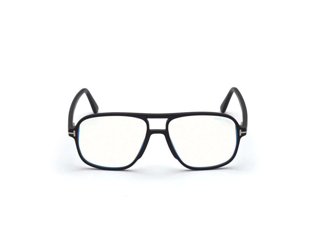 Occhiali da vista Tom Ford FT5737-B (002) colore nero opaco forma navigator 