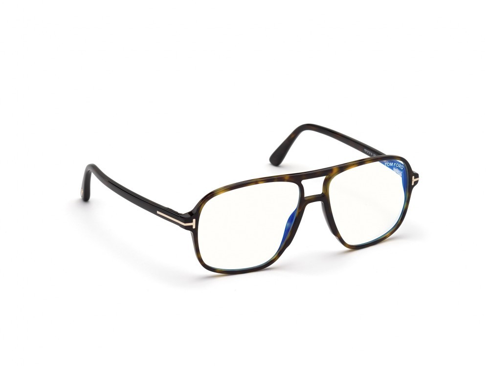 Eyeglasses Tom Ford FT5737-B (052) color avana scura shape navigator 