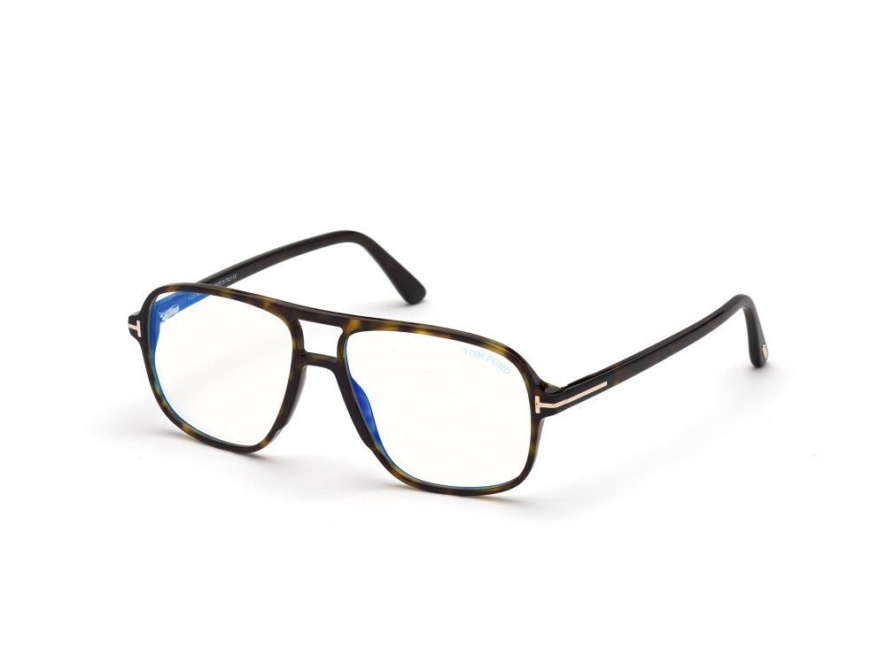 Eyeglasses Tom Ford FT5737-B (052) color avana scura shape navigator 