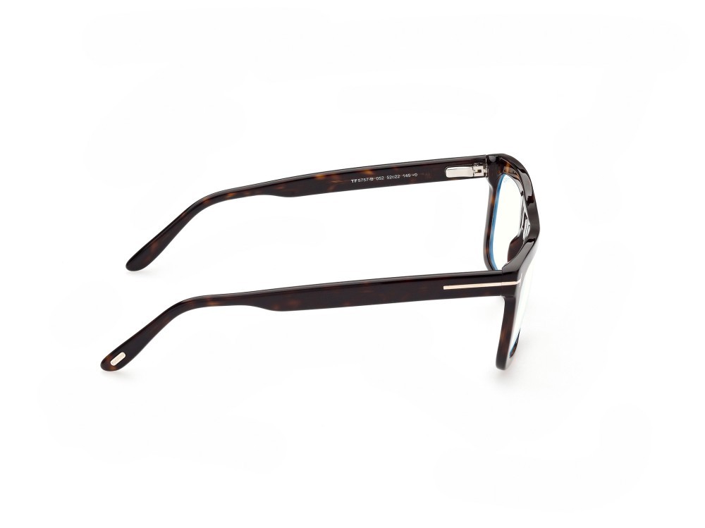 Occhiali da vista Tom Ford FT5757-B (052) colore avana scura forma rettangolare 