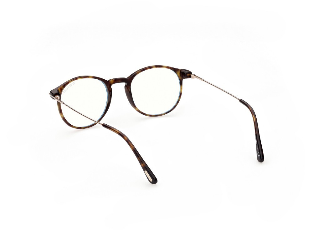 Brillen Tom Ford FT5759-B (052) farbe avana scura form rund 