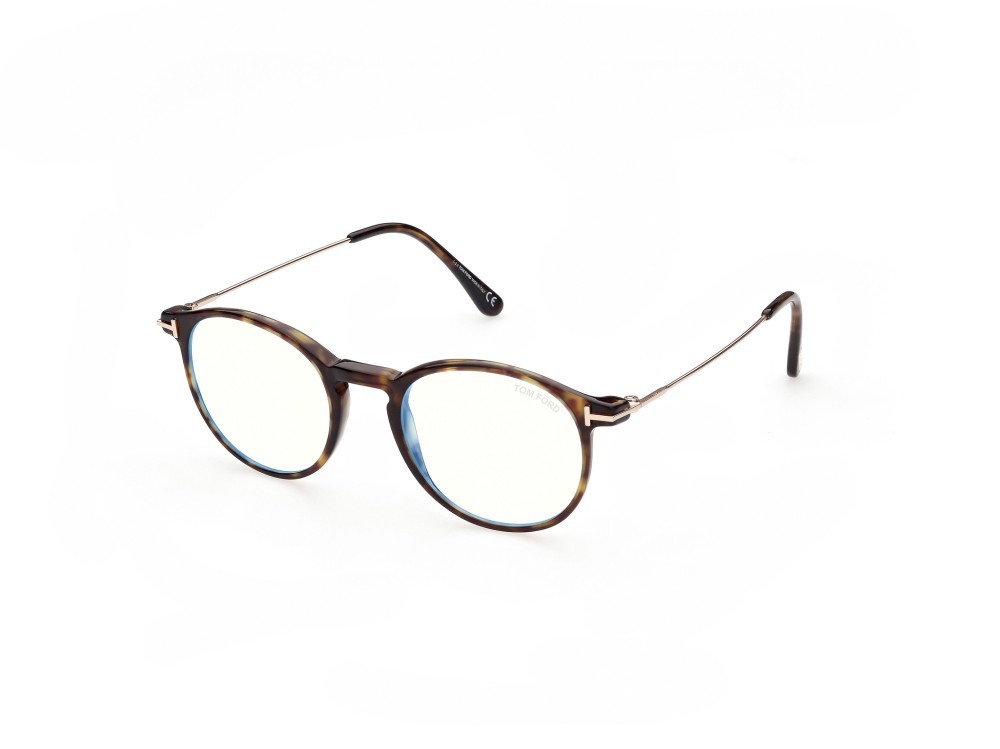 Brillen Tom Ford FT5759-B (052) farbe avana scura form rund 