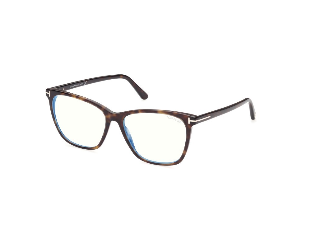 Gafas de vista Tom Ford FT5762-B (052)  color avana scura forma cuadrado 