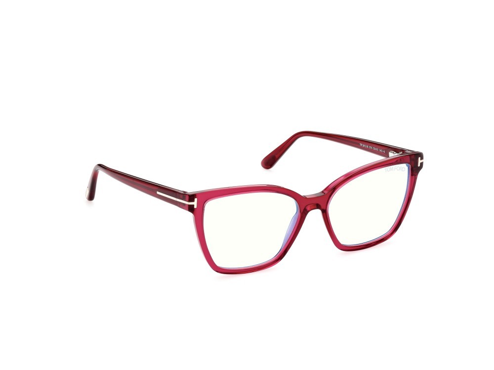 Eyeglasses Tom Ford FT5812-B (074) color rosa / altro shape butterfly 