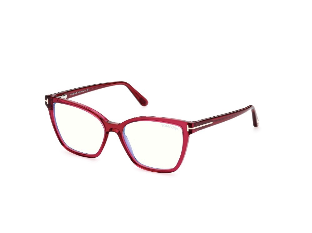 Eyeglasses Tom Ford FT5812-B (074) color rosa / altro shape butterfly 