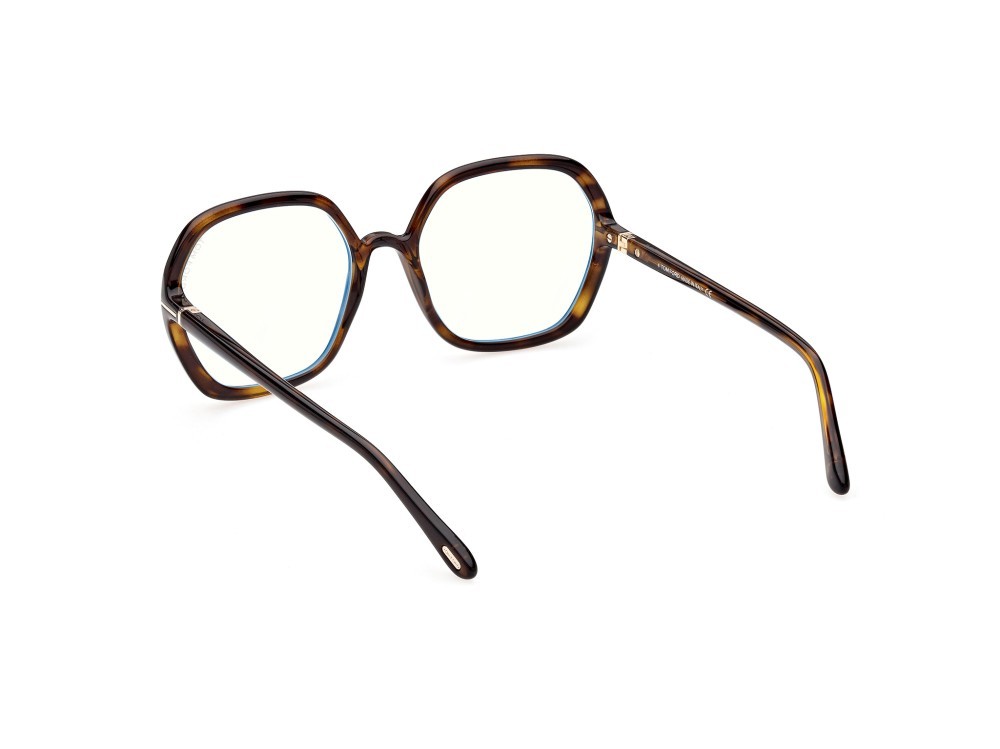Eyeglasses Tom Ford FT5814-B (052) color avana scura shape geometric 