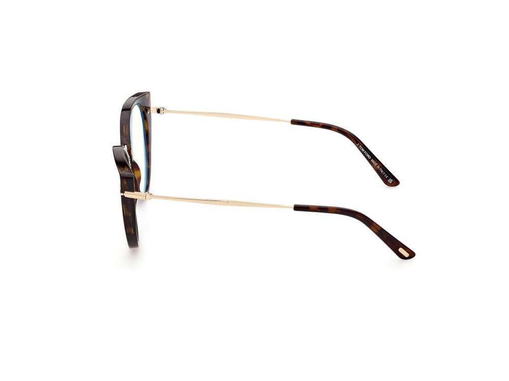 Brillen Tom Ford FT5815-B (052) farbe avana scura form cat-eye 