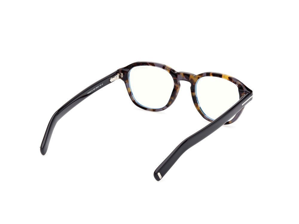 Brillen Tom Ford FT5821-B (056) farbe avana / altro form rund 