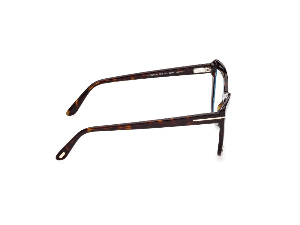 Brillen Tom Ford FT5826-B (052) farbe avana scura form cat-eye 