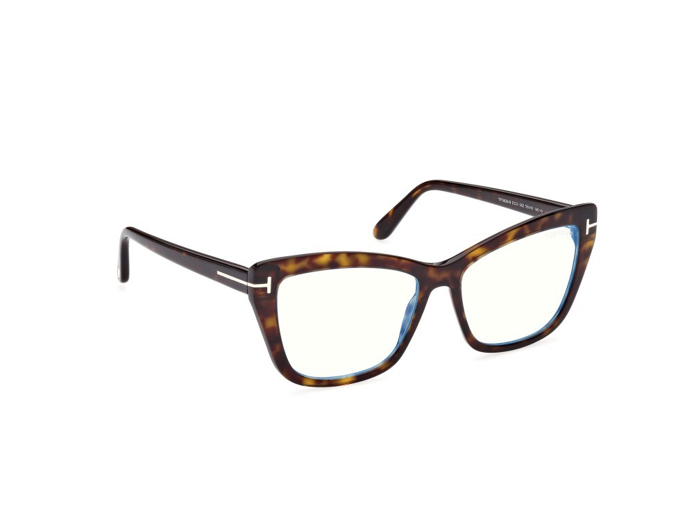 Brillen Tom Ford FT5826-B (052) farbe avana scura form cat-eye 