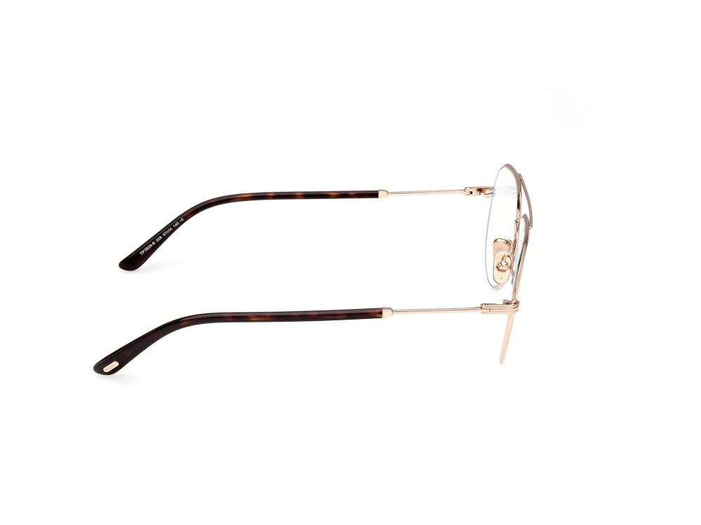 Brillen Tom Ford FT5829-B (028) farbe oro rosè lucido form aviator 