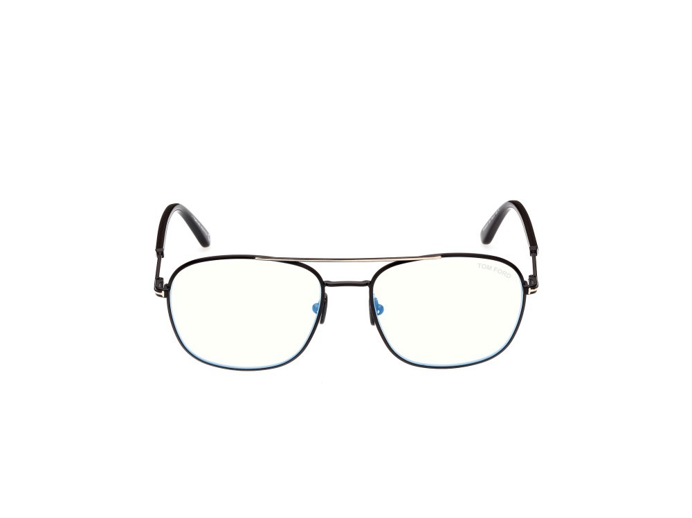 Occhiali da vista Tom Ford FT5830-B (001) colore nero lucido forma aviator 