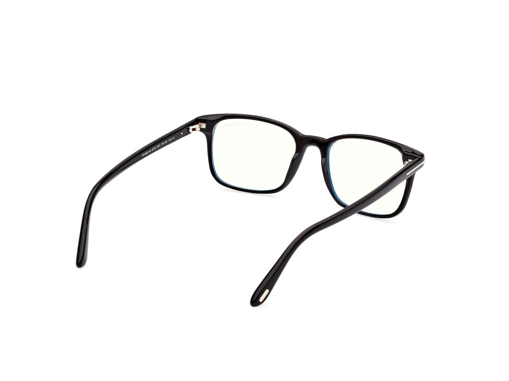 Occhiali da vista Tom Ford FT5831-B (001) colore nero lucido forma quadrato 