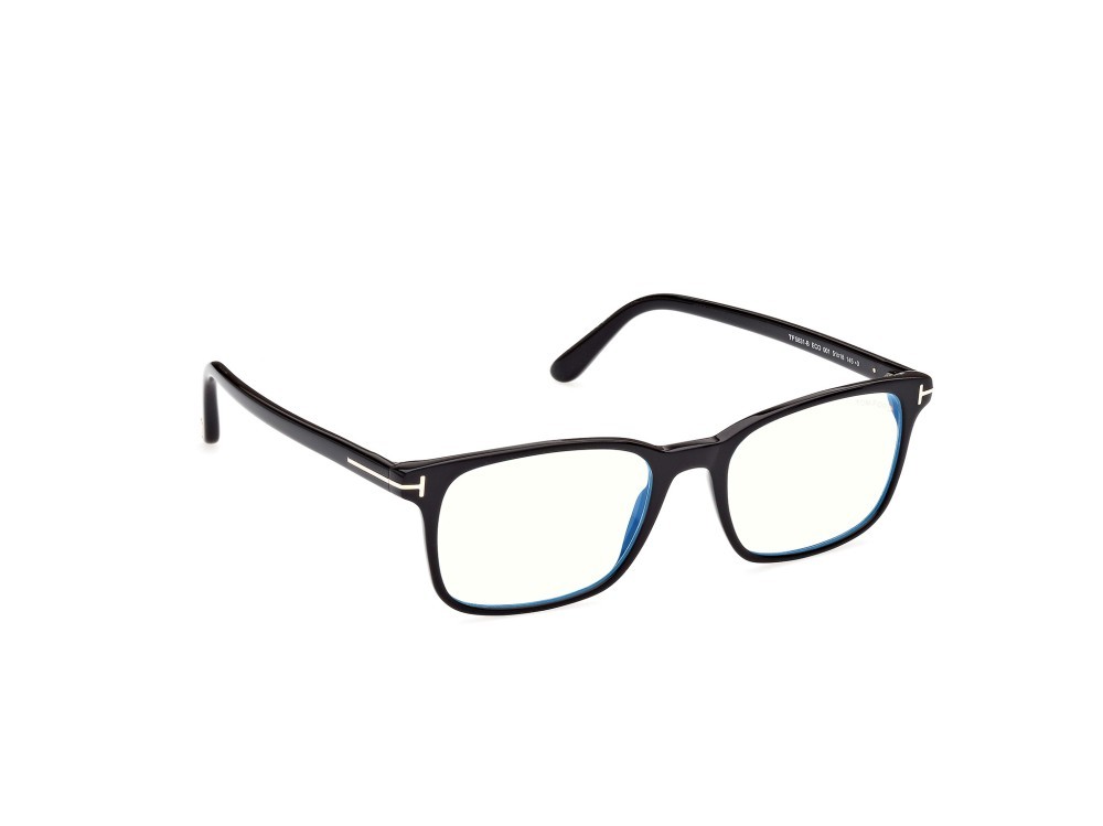 Occhiali da vista Tom Ford FT5831-B (001) colore nero lucido forma quadrato 