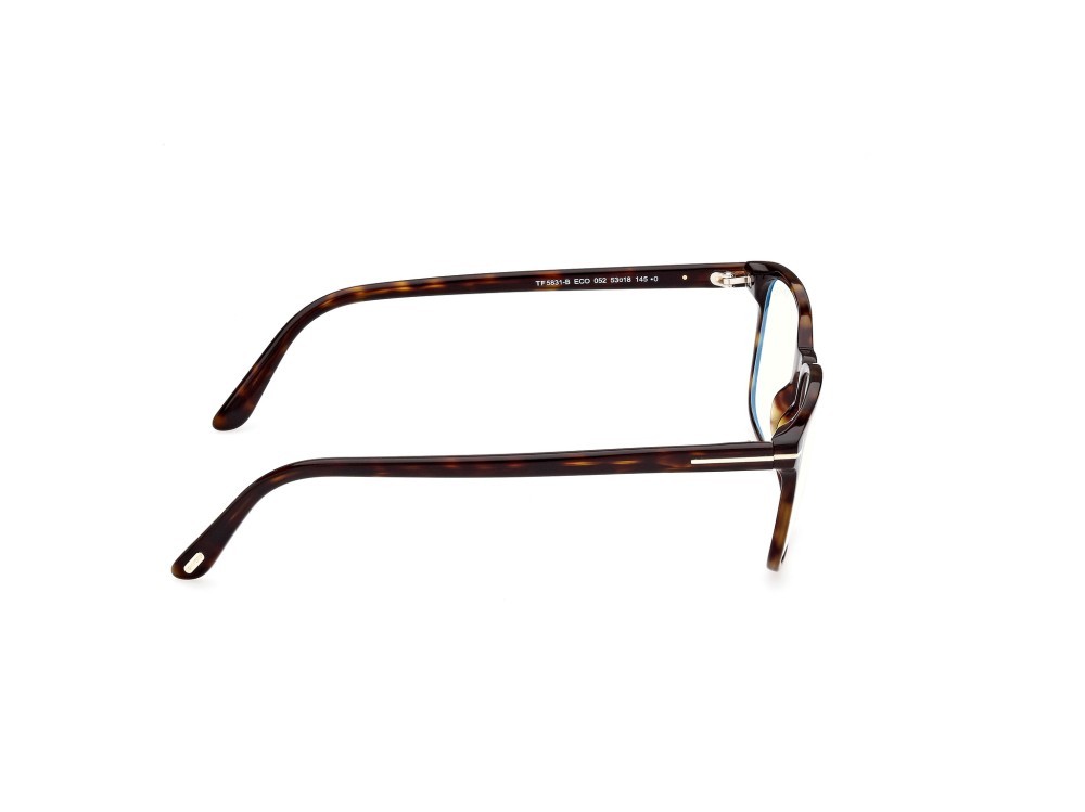 Occhiali da vista Tom Ford FT5831-B (052) colore avana scura forma quadrato 