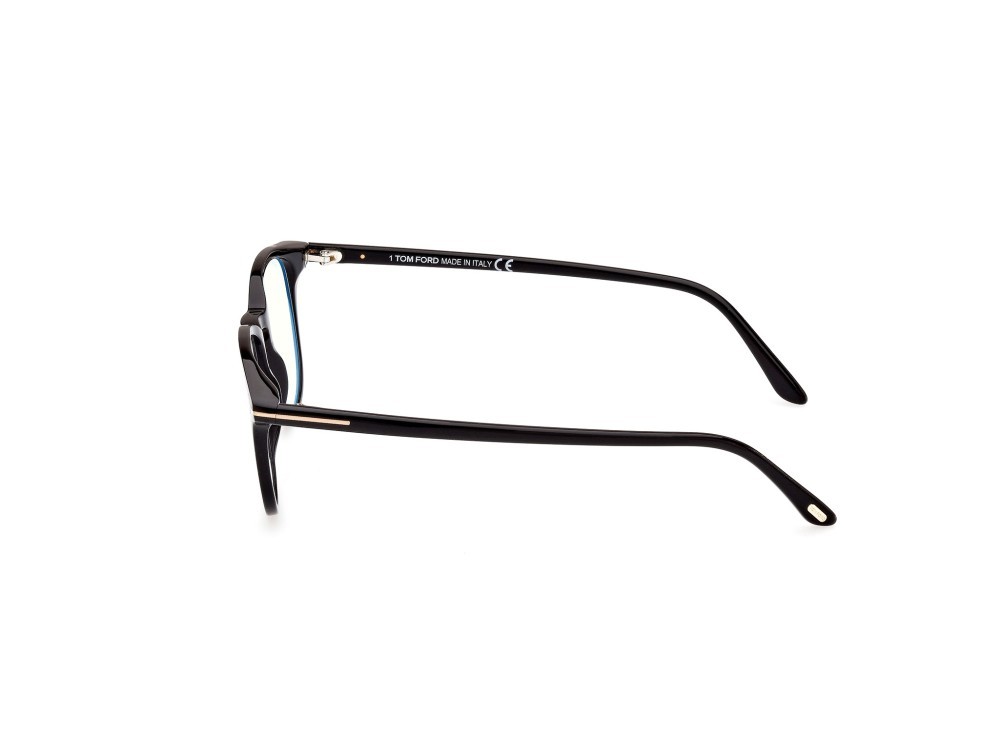 Occhiali da vista Tom Ford FT5832-B (001) colore nero lucido forma rotondo 
