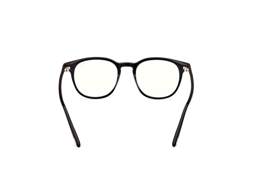 Occhiali da vista Tom Ford FT5832-B (001) colore nero lucido forma rotondo 