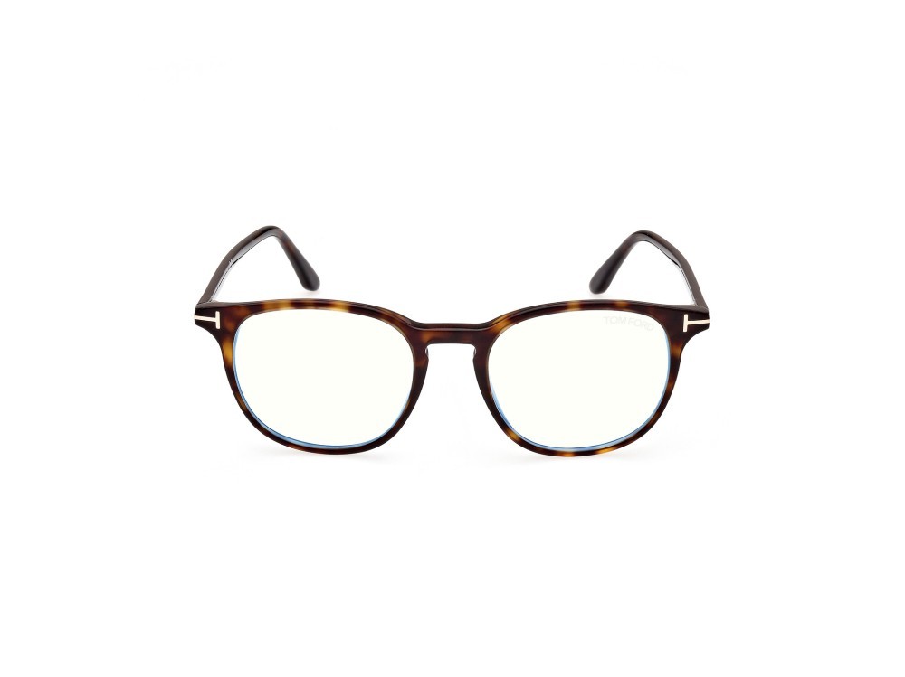 Occhiali da vista Tom Ford FT5832-B (052) colore avana scura forma rotondo 