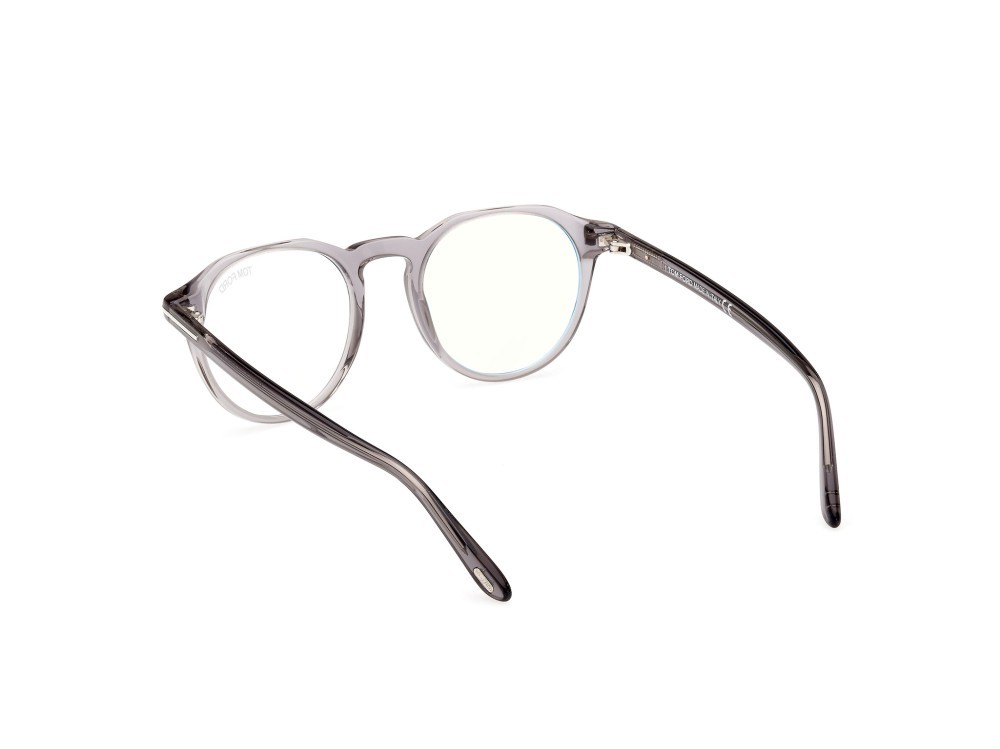 Occhiali da vista Tom Ford FT5833-B (020) colore grigio / altro forma rotondo 