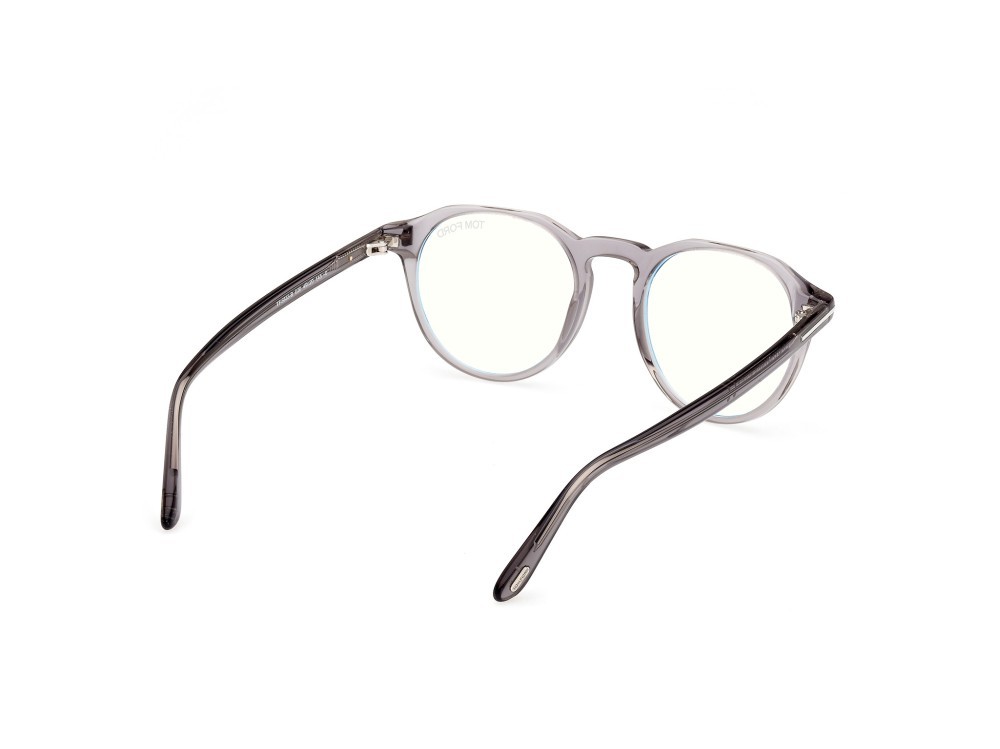 Occhiali da vista Tom Ford FT5833-B (020) colore grigio / altro forma rotondo 