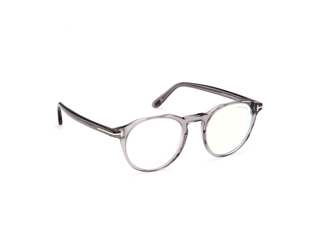 Occhiali da vista Tom Ford FT5833-B (020) colore grigio / altro forma rotondo 
