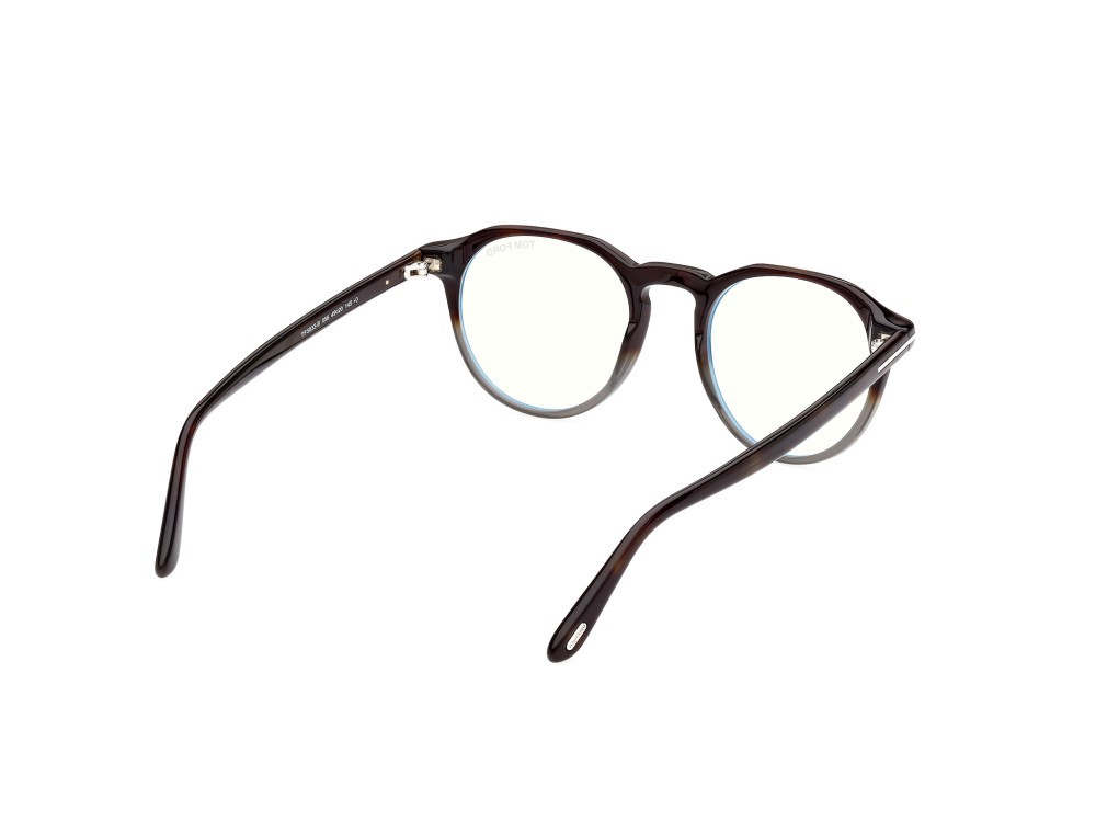 Occhiali da vista Tom Ford FT5833-B (056) colore avana / altro forma rotondo 