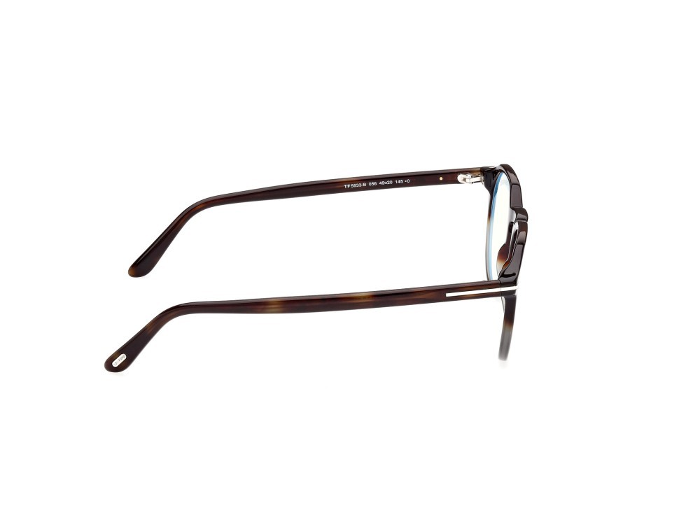 Occhiali da vista Tom Ford FT5833-B (056) colore avana / altro forma rotondo 