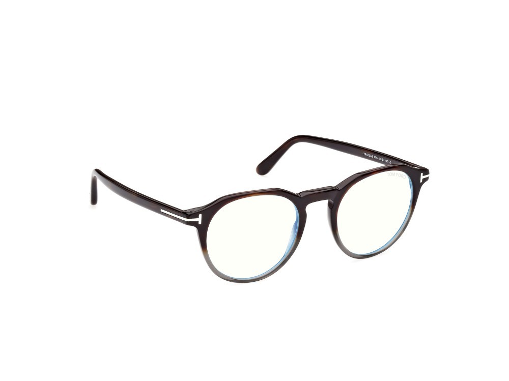 Occhiali da vista Tom Ford FT5833-B (056) colore avana / altro forma rotondo 