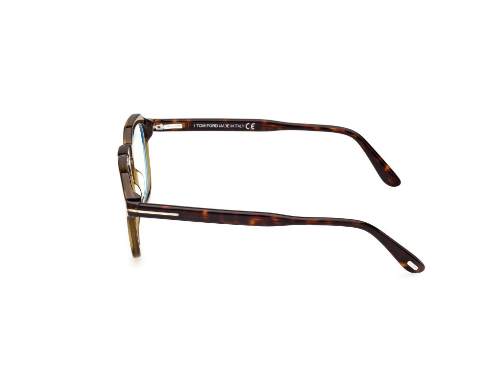 Brillen Tom Ford FT5836-B (098) farbe verde scuro / altro form geometrisch 