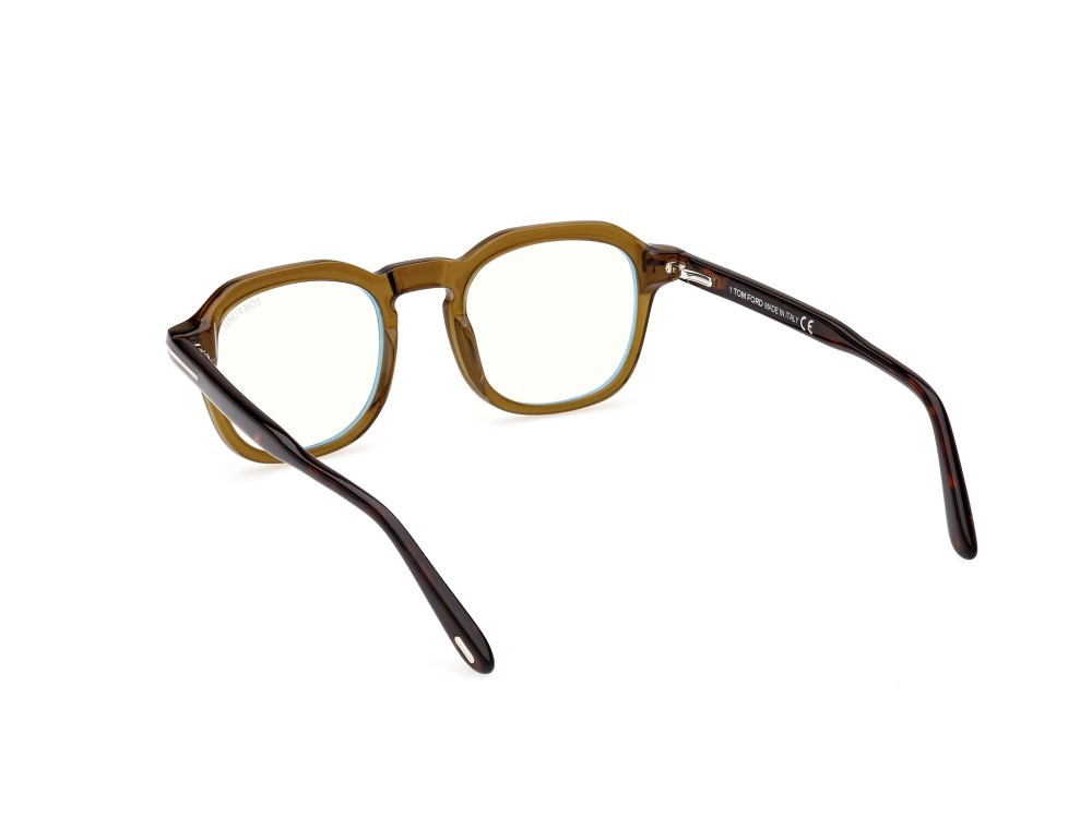 Brillen Tom Ford FT5836-B (098) farbe verde scuro / altro form geometrisch 