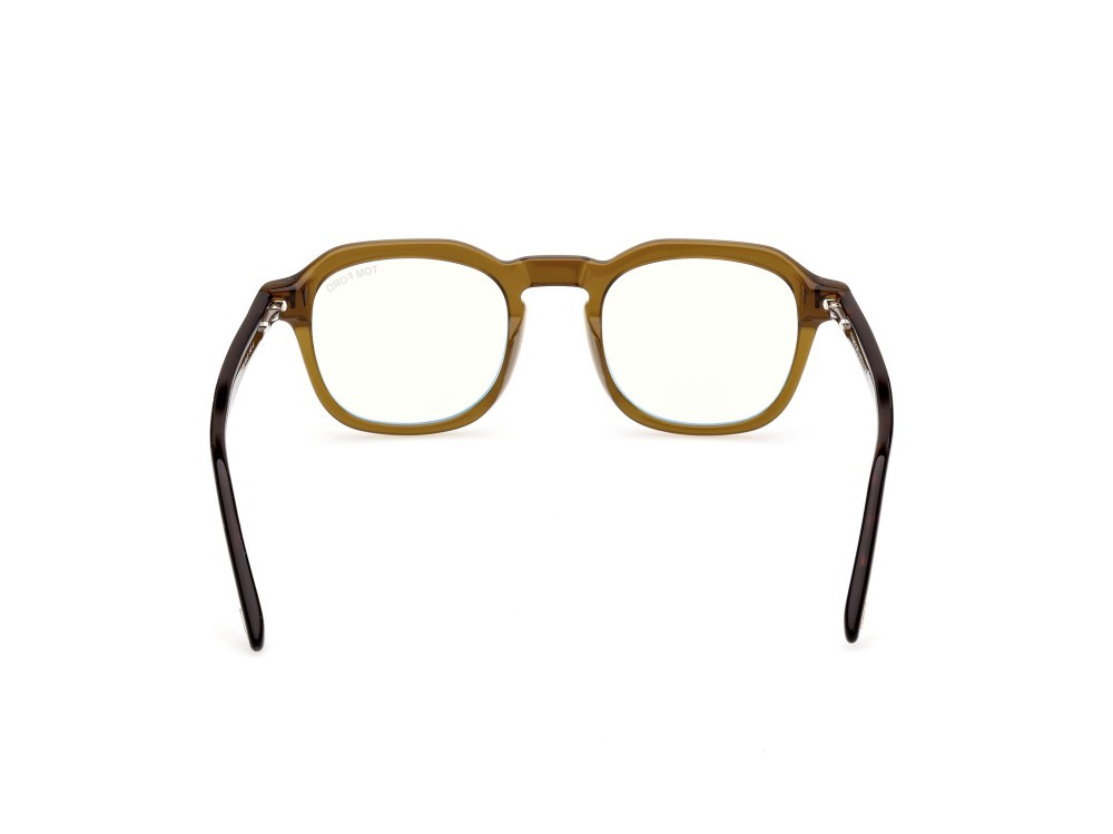 Brillen Tom Ford FT5836-B (098) farbe verde scuro / altro form geometrisch 