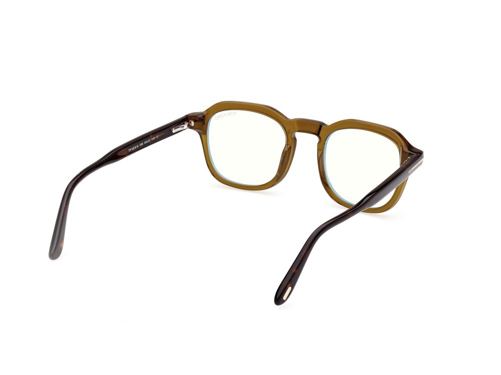 Brillen Tom Ford FT5836-B (098) farbe verde scuro / altro form geometrisch 