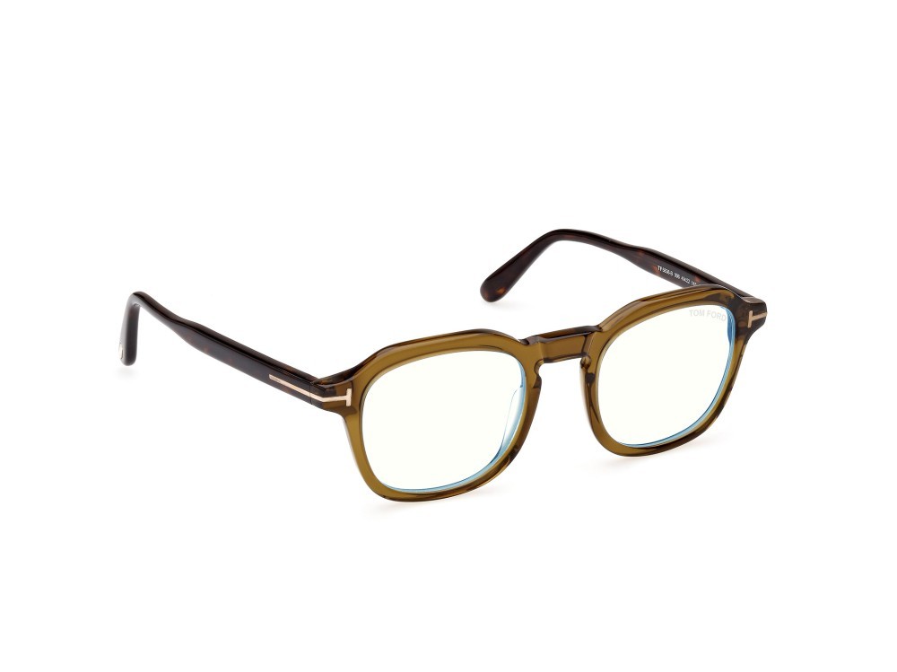 Brillen Tom Ford FT5836-B (098) farbe verde scuro / altro form geometrisch 