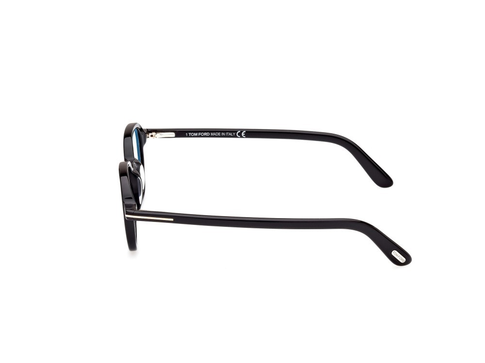 Brillen Tom Ford FT5837-B (001) farbe nero lucido form rund 
