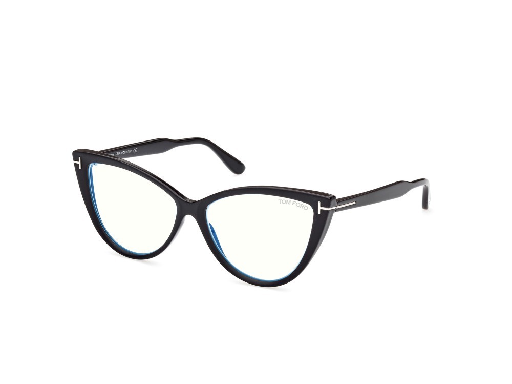Brillen Tom Ford FT5843-B (005) farbe nero / altro form cat-eye 
