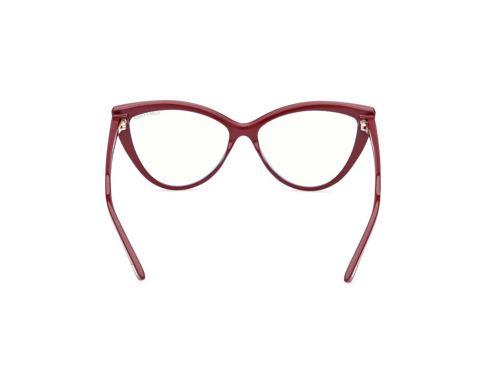 Brillen Tom Ford FT5843-B (074) farbe rosa / altro form cat-eye 