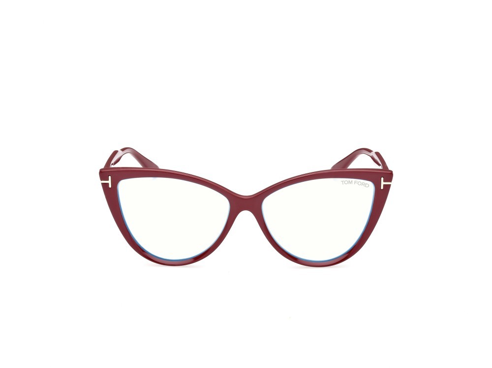 Brillen Tom Ford FT5843-B (074) farbe rosa / altro form cat-eye 